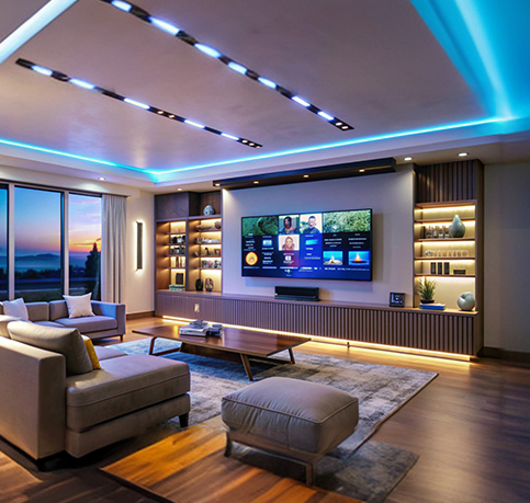 Entertainment Wall TV Unit designs in Bangalore