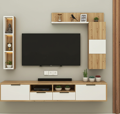 1 bhk TV Unit Design in bangalore