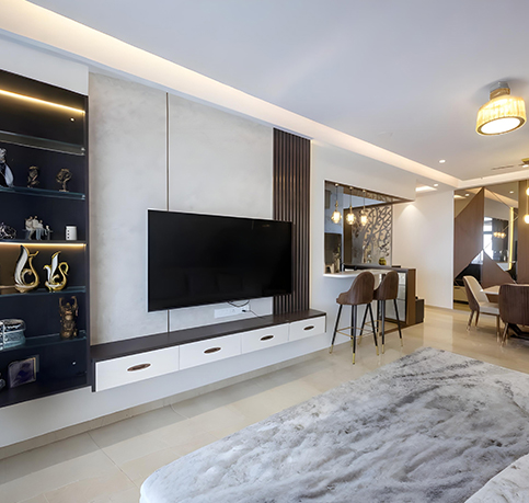 2 bhk TV Unit Design in bangalore