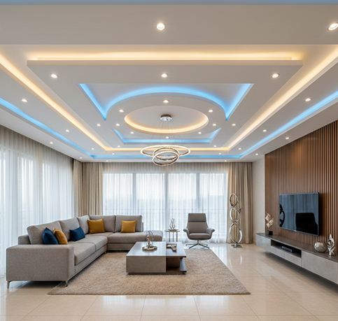 3 bhk False Ceilings design in bangalore