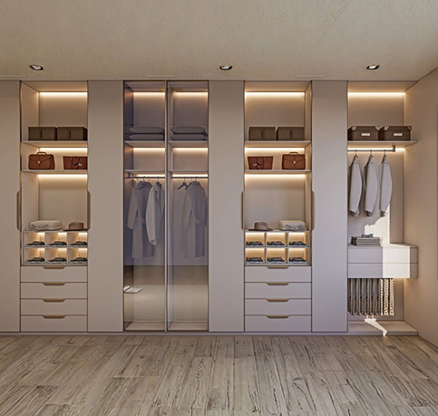 3 bhk Wardrobe Design in bangalore
