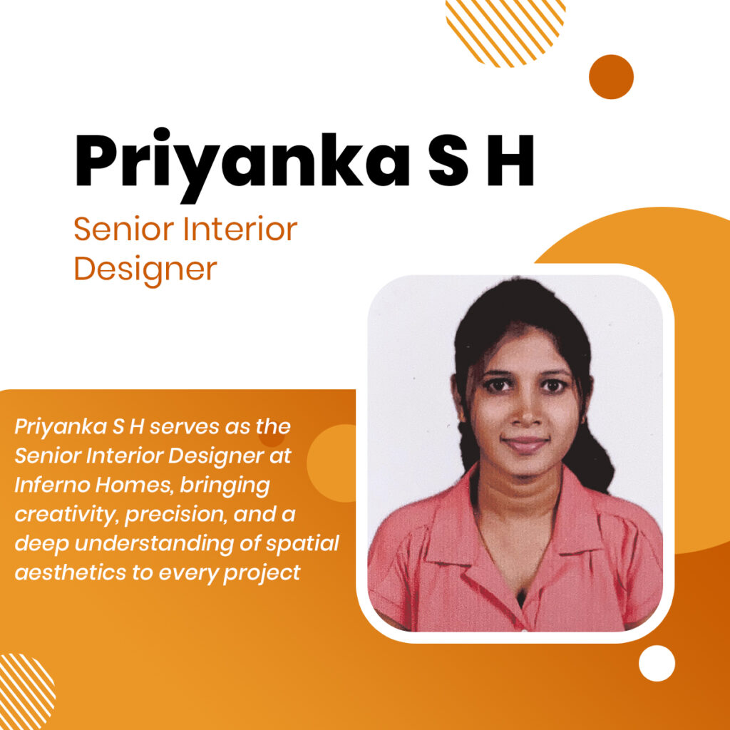 Priyanka S H - Senior Interior Designer