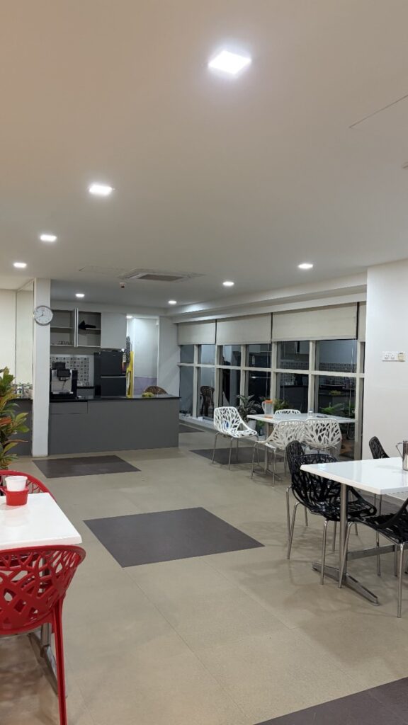 Canteen space in Nambiar builders
